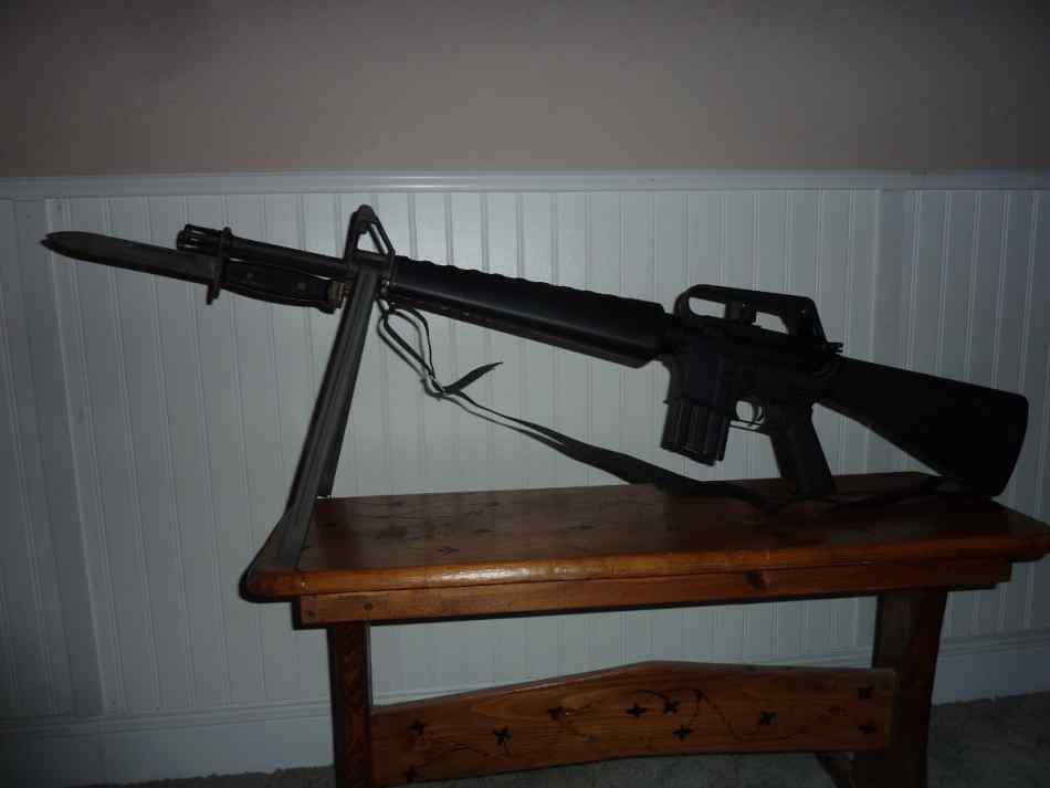 M16A1 Retro Rifle, Bayonet, Sling, Bipod, Semi.