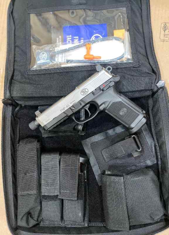 FN FNP-45 Tactical - 3 Mags Threaded Barrel etc