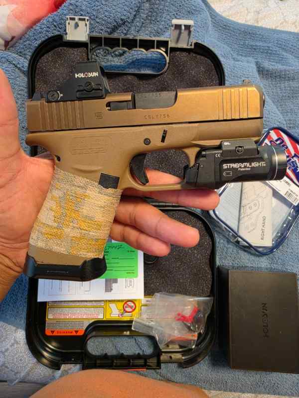 GLOCK 43X FDE